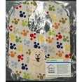 thumbnail image 2 of Pawprints Chow Chow White Baby Bib, 2 of 3