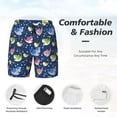thumbnail image 5 of Fotbe Party Shark Cute Men’s Swim Trunks Quick Dry Swim Shorts Board Shorts with Mesh Lining-X-Large, 5 of 9