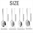 thumbnail image 3 of Large Serving Round Spoons, 8.66 Inch Stainless Steel Serving Utensils Set, Big Buffet Spoons for Party Catering Wedding Kitchen Restaurant, Dishwasher Safe (4Pcs Round Spoons), 3 of 9