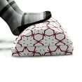thumbnail image 5 of Vintage Foot Rest, Repetitive Pointy Petals Motifs Connected Composition on Plain Backdrop, Non-Slip Backing Adjustable Ergonomic Memory Foam Leg Support for Office, White and Dried Rose, by Ambesonne, 5 of 5