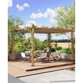 thumbnail image 2 of Gaderth 10' x 10' Pergolas For Patios,Retractable Pergola Canopy With Stronger Metal Frame, Outdoor Pergola Sun Shade Shelter For Garden, Patio, Backyard, Deck, 2 of 8