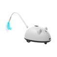 thumbnail image 1 of Juguetes para gatos, juguetes interactivos para gatos de interior, auto giratorio automático, juguete automático de luz para gatos con luz y plumas, USB, 1 of 5