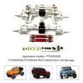 thumbnail image 4 of Baohd Essieu avant Arrière & Joint Universel pour Voiture RC 1/24 ECX Barrage Performance avec Alliage d'Aluminium Argent, 4 of 6