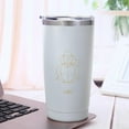 thumbnail image 3 of Leo Print 20oz Stainless Steel Travel Tumbler with Telescopic Straw, Vacuum Insulated Coffee Cup, 3 of 6