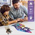 thumbnail image 3 of Puzzle de madera Delobil Colorful Cat 200 piezas para adultos, 3 of 7