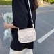 thumbnail image 5 of Bolso de hombro de PU nuevo de verano, bolso cuadrado pequeño, bolso de hombro de mujer blanco, 5 of 5