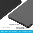 thumbnail image 6 of Fintie Slimshell Case for All-new Kindle Paperwhite 10th Generation - 2018 Release, PU Leather Cover w/ Sleep/Wake Black, 6 of 7