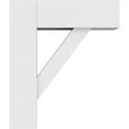 thumbnail image 3 of 5"W x 12"D x 14"H Standard Traditional Architectural Grade PVC Bracket with Block Ends, 3 of 11