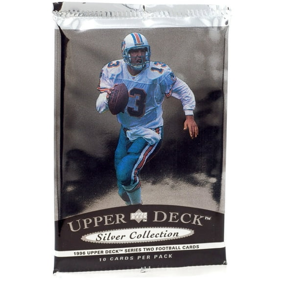NFL Upper Deck 1996 Silver Collection Series 2 Football Trading Card HOBBY Pack (10 Cards)