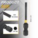 thumbnail image 2 of Uxcell 5pcs SL3 Puntas de Destornillador de Impacto Ranurado 1/4" Hex Shank 2" de Largo con Diseño Magnético, 2 of 7