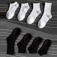 thumbnail image 2 of Calcetines cortos de goma, calcetines náuticos, medias de pareja, calcetines blancos deportivos de algodón para hombre, calcetines de primavera y otoño para mujer, 2 of 4