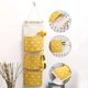 thumbnail image 5 of Cateissary Bolsa de almacenamiento organizadora para colgar en la pared de 3 rejillas que contiene juguetes bolsa de bolsillo de decoración 2019 Almacenamiento y organización del hogar amarillo Cateissary JJ13863-01, 5 of 6