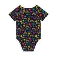 thumbnail image 5 of Balery Colorful Palms Pattern Baby Climbing Clothes Infant Bodysuit Cute Infant Bodysuit Baby Romper-18 Months, 5 of 7