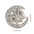 thumbnail image 4 of fuxzkrlz Moon Star Design Brooch Pin for Women, Rhinestones Inlaid Brooch Pin for Dress, Coat, Shawl, Zinc Alloy Badge for Mother, Wedding, 4 of 6