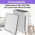 thumbnail image 4 of 3-in-1 H13 True HEPA Activated Carbon Filter Replacement Set for LEVOIT Vital 100 Air Purifier Part # Vital 100-RF, 4 of 6