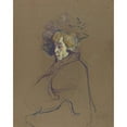 thumbnail image 2 of Henri de Toulouse-Lautrec 15x18 Black Ornate Wood Framed Double Matted Museum Art Print Titled - Jane Avril (1892), 2 of 5