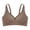 Coffee, variant on Sngxgn Women's Sports Bras High Impact Running Bra Workout Tops Wirefree Compression Pads(Coffee,S)