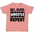thumbnail image 3 of Inktastic Eat, Sleep, Wrestle, Repeat Boys or Girls Toddler T-Shirt, 3 of 5
