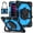 Black+Blue, variant on Decase Kids Case for Apple iPad Pro 11-inch (2021/2020/2018),Shockproof Stand Cover,Rugged 3-Layer Tablet Shell with Pen Holder for 11-inch iPad Pro 3rd/2nd/1st Gen,Purple+Mint
