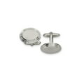 thumbnail image 1 of Stainless Steel Brushed & Polished Cuff Links, 1 of 1
