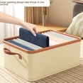thumbnail image 4 of Caja de almacenamiento de ropa para dormitorio, plegable, separada, para organizar pantalones, armario doméstico, caja de almacenamiento de ropa de tela, 4 of 4