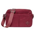 thumbnail image 1 of Bolso de mano para mujer: bolso de hombro y bandolera liviano y duradero para uso diario,2.6L(1583-ROJO), 1 of 4