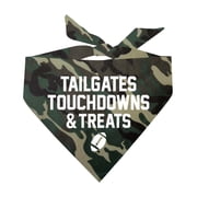 Tailgates Touchdowns & Treats Triangle Dog Bandana
