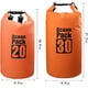 thumbnail image 4 of Bear Outdoor Dry Sack/Bolsa impermeable para paseos en bote, kayak, senderismo, snowboard, camping, rafting, pesca y mochilero (naranja, 20 L), 4 of 4