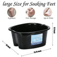 Uralili Extra Large Foot Soaking Bath Basin Foot Soaking Tub Pedicure Home Foot Spa Bucket