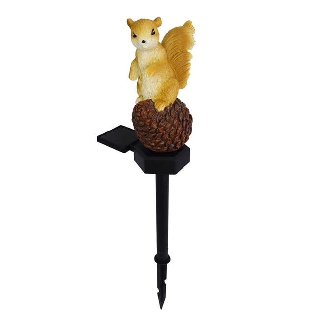 asddcavvf Solar Squirrel Light Outdoor Light Courtyard Light Watertight Decorative Light Garden Sight Layout
