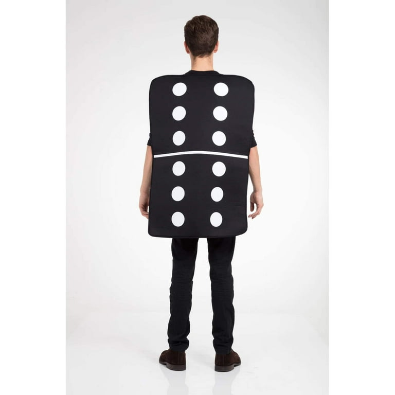 Domino Costume Adult Black Tabard Domino Costume Adult Black Tabard