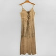 thumbnail image 5 of Western Suede Pattern Sleeveless Dress Loose Women's Dress Dresses Luxury Evening Dresses, 5 of 9