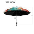 thumbnail image 3 of YAZAOO One-Touch Auto Open Close Rain Umbrella With Creative Merry Christmas with Joyful Celebrations Pattern, 3 of 7