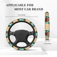 thumbnail image 3 of Balery Cool Camel Oasis Vibes Fundas elásticas antideslizantes para volante, funda protectora universal para hombre y mujer, 15 pulgadas, accesorios para coche., 3 of 6