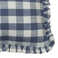thumbnail image 4 of The Pioneer Woman Woven Gingham Ruffle Decorative Pillow, 20 in x 20 in, Blue, 4 of 7