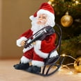 thumbnail image 3 of Electric Santa Claus Doll - Singing & Dancing Musical Plush Toy with LED Lighting | Animated Santa Decoration for Christmas Tree, Home & Party Decor | Kids Gift for Xmas Holiday Season, 3 of 7