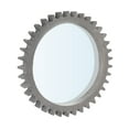 thumbnail image 7 of Vintage Gear Mirror 34x34, Round Wood Wall Mirror Decorative, Bathroom Living Room Entryway Mirror Antique Brown, 7 of 7