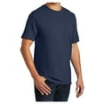 thumbnail image 4 of Yellow Rooster Men's Essential Cotton T-Shirt with Pocket Navy M, 4 of 6