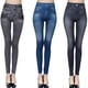 thumbnail image 2 of Ropa para mujer Pantalones de mezclilla para mujer Leggings ajustados con bolsillo Fitness Tallas grandes Leggins Longitud Jeans, 2 of 4