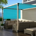thumbnail image 5 of 12'x25' Light Green Outdoor Sun Shade Panel Universal Pergola Replacement Cover Canopy with Grommets Weight Rods Sun Block Cover, 5 of 5