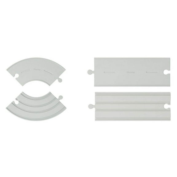 PlanToys Rubber Road  Rail Expansion Tracks - Set C