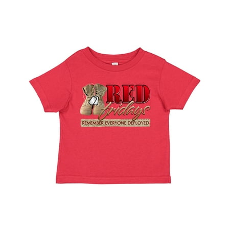 

Inktastic Red Fridays (boots) Gift Toddler Boy or Toddler Girl T-Shirt