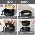 thumbnail image 3 of Microwave Ramen Cooker, 33Oz Wheat Fiber Ramen Bowl Set With Chopsticks And Spoon, For Office College Dorm Room Essentials Instant Lunch Ideal For Shin And Buldak Noodle On The Go, Dishwasher-Safe, 3 of 9