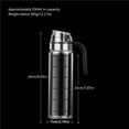 thumbnail image 4 of Advancent Botella de aceite de vidrio para el hogar, apertura automática, cierre, lata de vinagre, contenedor de condimentos, herramienta Cocina y Comedor Grande, 4 of 5