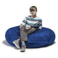 thumbnail image 2 of Jaxx 4 ft Cocoon Kids Bean Bag, Blueberry, 2 of 5