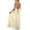 Yellow, variant on HAOTAGS Girls Striped Dresses,Summer Drawstring Cami Beach Cover Gown Tank Maxi Dress Blue 11-12
