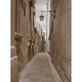 thumbnail image 2 of Frank, Assaf 25x32 White Modern Wood Framed Museum Art Print Titled - Narrow street in town of Mdina, Malta, 2 of 4
