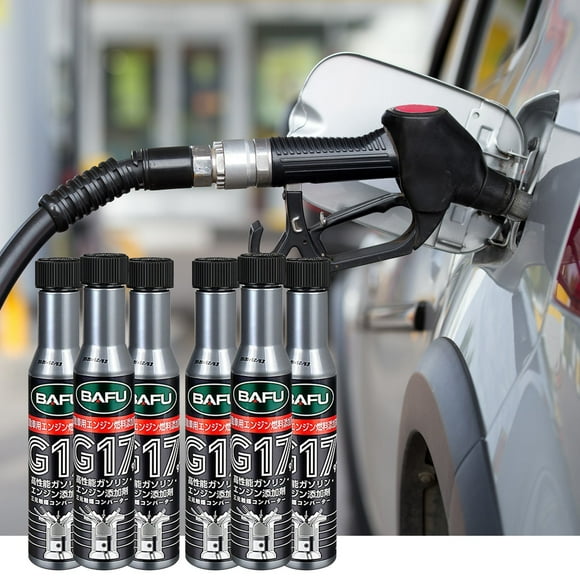 Aditivo de gasolina de 65 ml para la limpieza de carbono del motor - 6 botellas para reducir el consumo, aumentar la potencia y mejorar la eficiencia del combustible