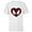 White, variant on Marvel Ultimate Spider-Man Miles Morales Heart Mask Logo - Short Sleeve T-Shirt for Kids - Customized-White