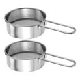 thumbnail image 6 of KONTONTY 2pcs Handheld Stainless Steel Flour Sifter 40 Mesh Mini Sieve for Baking Powdered Sugar Coffee Easy to Clean for Home, 6 of 8